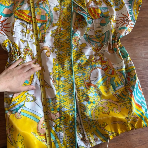 Emilio Pucci Yellow and Blue Printed Dress - Picture 12 of 12